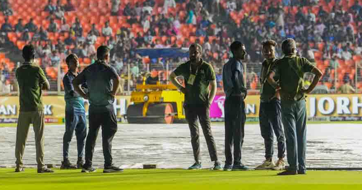 बारिश के कारण गुजरात-कोलकाता IPL मैच रद्द, दोनों टीमों को एक-एक अंक मिला