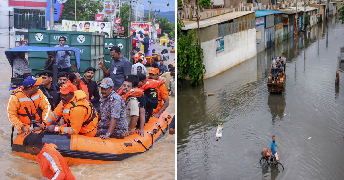 आंध्र प्रदेश और तेलंगाना में भारी बारिश से मरने वालों की संख्या बढ़कर 27 हो गई है